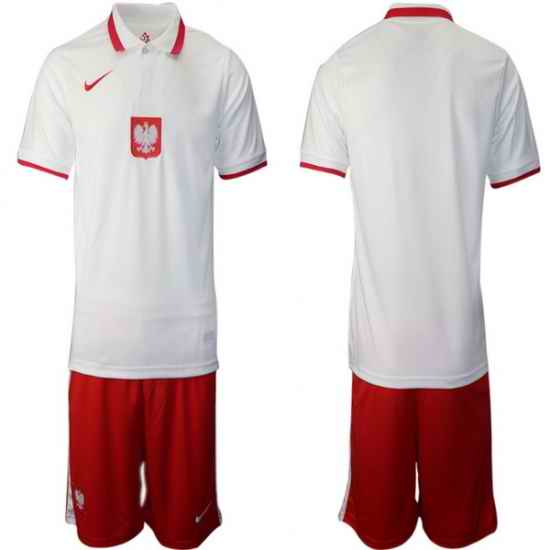 Mens Poland Short Soccer Jerseys 010